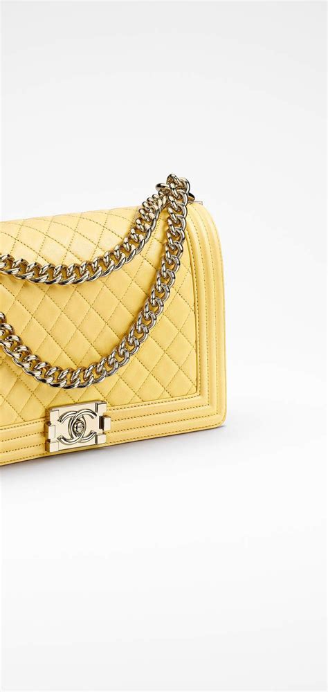 chanel yellow purse|chanel purse official website.